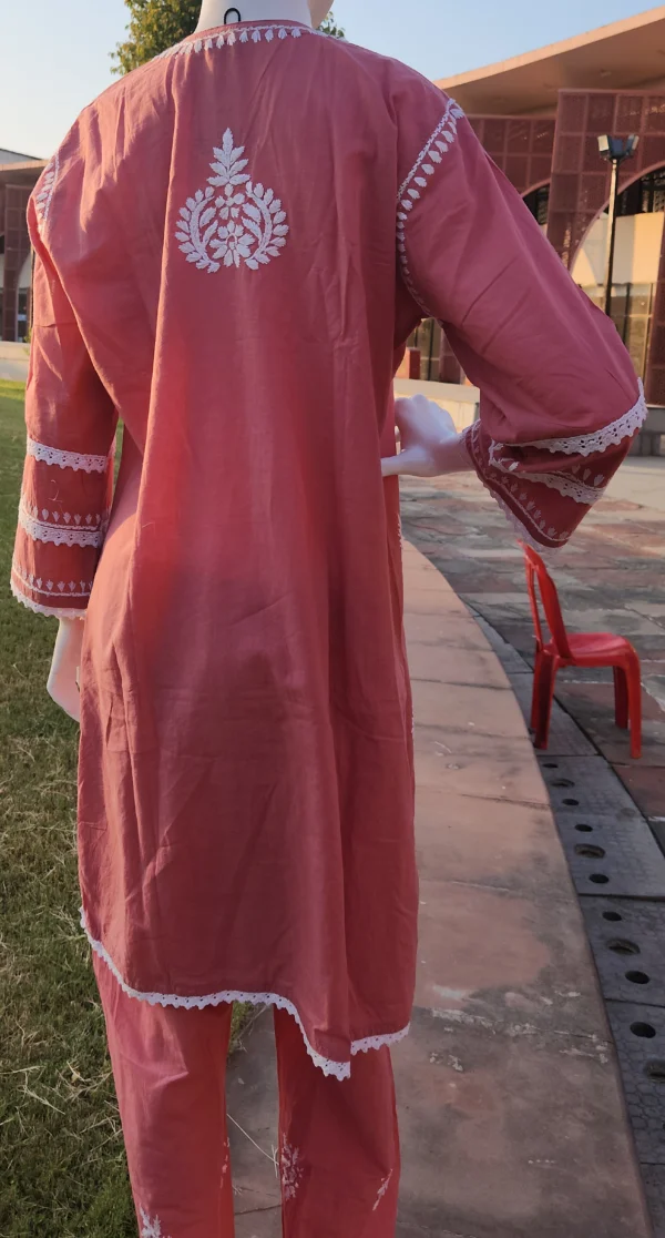 Noor Rose Chikankari Set - Image 3