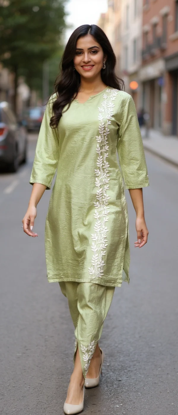 Sitara Glow Kurta Set with Dhoti