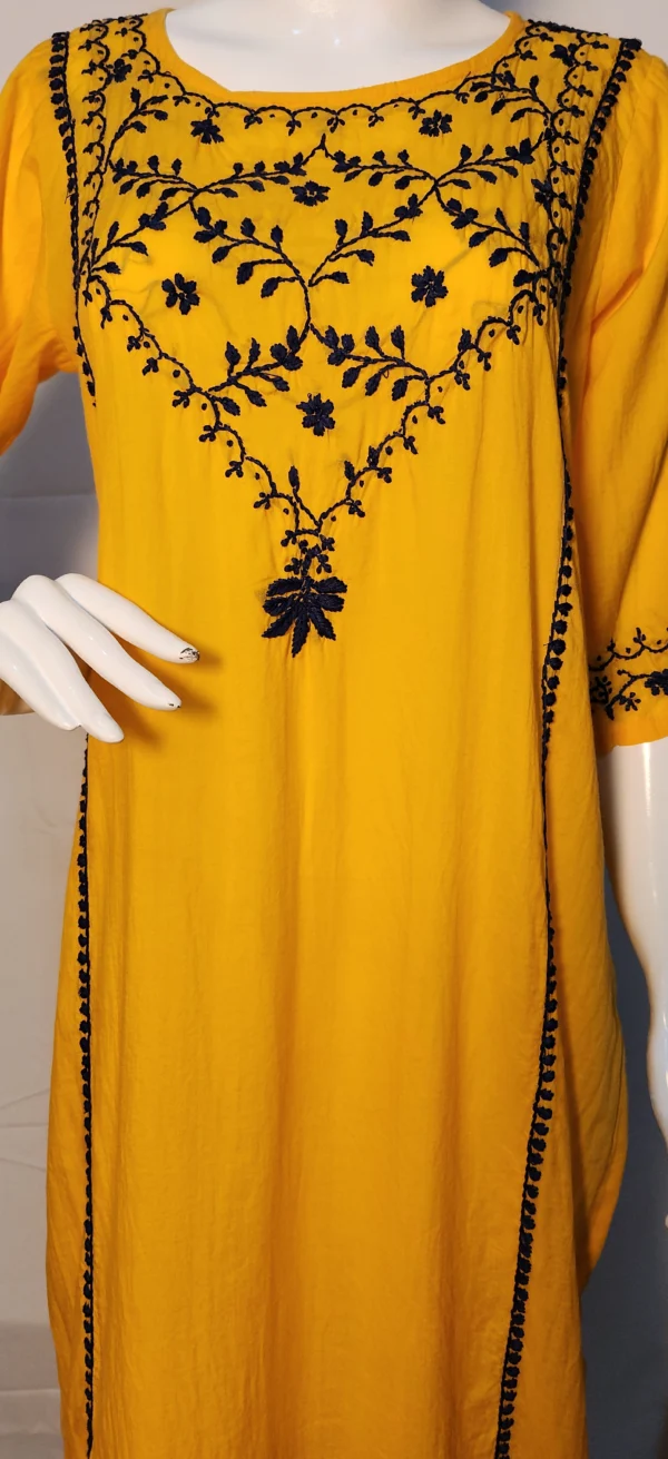 Ziya Mustard Midnight Kurti - Image 5
