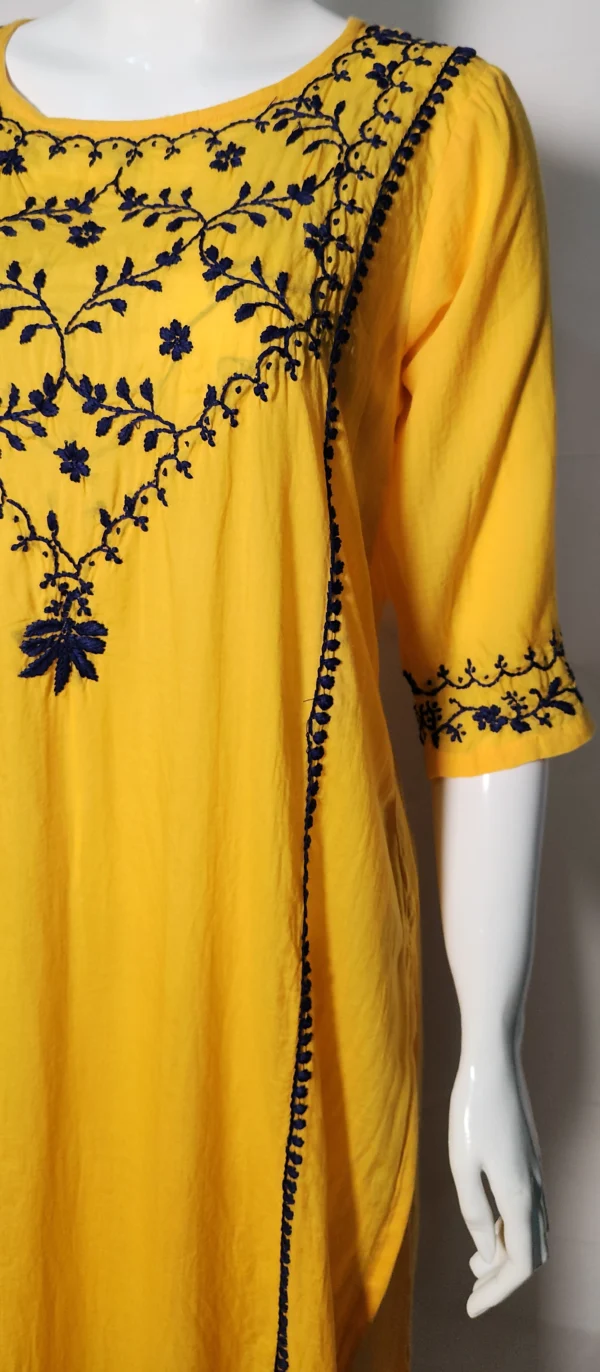 Ziya Mustard Midnight Kurti - Image 6