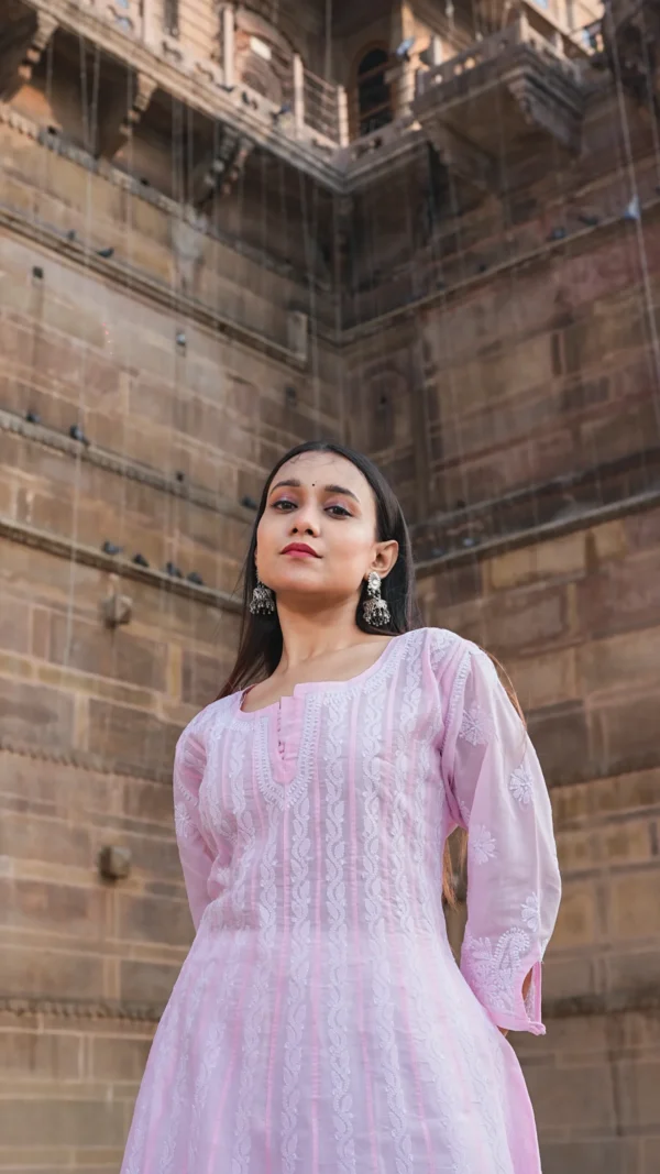 Noorani Gulab Kurta Set - Image 3