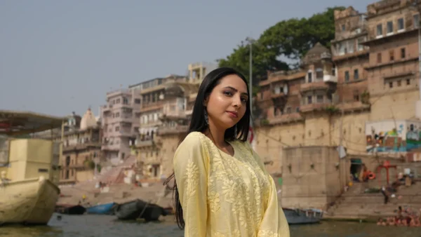 Zuneria Chikankari Long Kurta set - Image 7