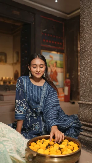 Neelara kurta set