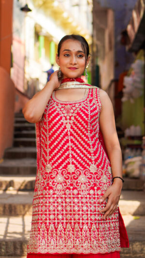 Kurti With Plazo